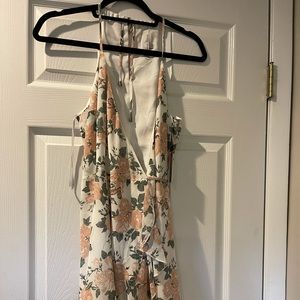 Lovers and Friends floral wraparound dress